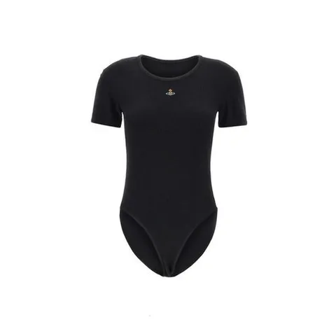 비비안웨스트우드 25FW 비비안웨스트우드 반팔 티셔츠 1G010012J009CN401 BLACK DOM