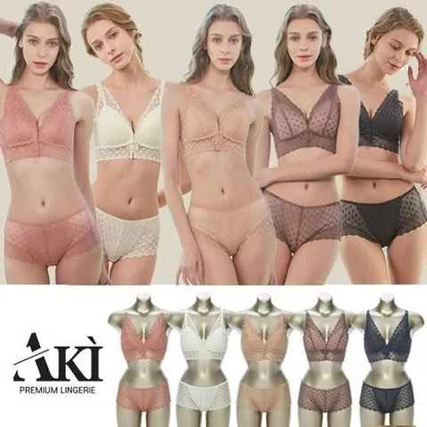아키 아키 썸머 레이스 프론트훅 브라팬티 10종25030942734998