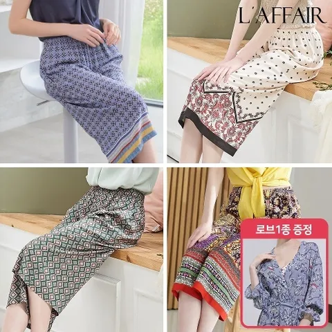 라페어 (단독)(최종가) 인견 베네치아 팬츠(4종) + 프리미엄 로브(1종) 까지!