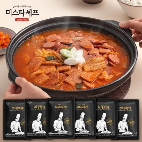 미스타셰프 {T} 부대찌개 600g x 6팩