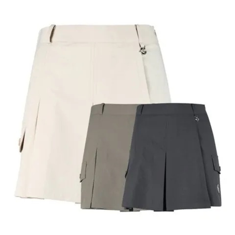 보스케 여성 봄 여름 골프 주름 랩 스커트형 반바지 L2592
