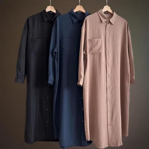 신상오픈런 |CSO580B|여성 롱셔츠 원피스 카라 포켓 후들 스타일 투웨이 드레스