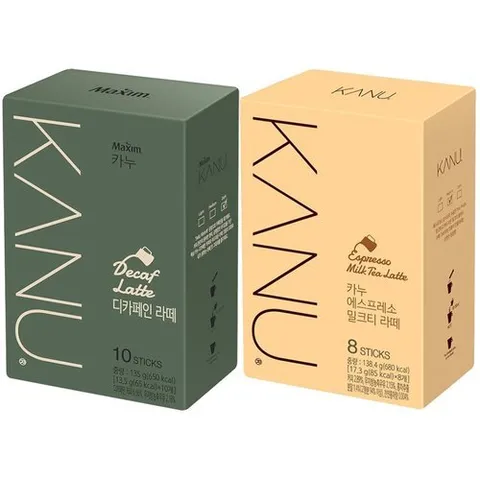 기타브랜드 카누 디카페인 라떼 10T + 카누 에스프레소 밀크티 라떼 8T