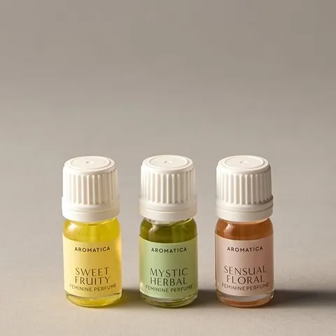 아로마티카 퓨어 앤 소프트 페미닌 퍼퓸 5ml (센슈얼 플로럴/스윗프루티/미스틱허벌 택1)
