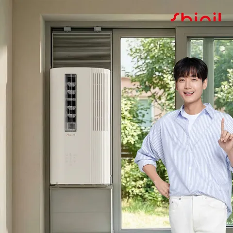신일 창문형 에어컨 26년형 인버터 1등급 창틀 원룸 쉬운 셀프설치 키트포함 자가설치