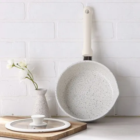 밀양본차이나 [쿠안] IH 인덕션 코디 멀티팬 20cm 크림마블 (유리뚜껑 제외)