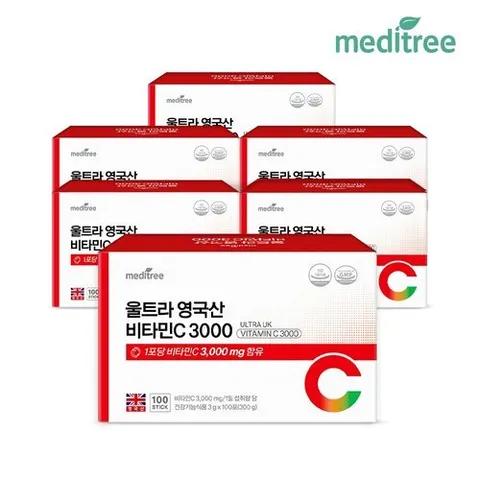 메디트리 울트라 영국산 비타민C 3000 6박스 600포