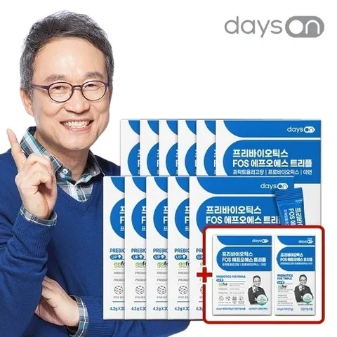 데이즈온 오한진 프리바이오틱스 트리플12개월분 체험분 10포23547456589021