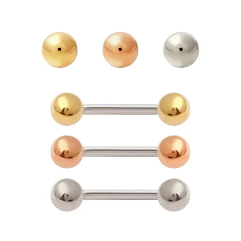 미니아트 써지컬 스틸 피어싱 잠금볼 뒷마개