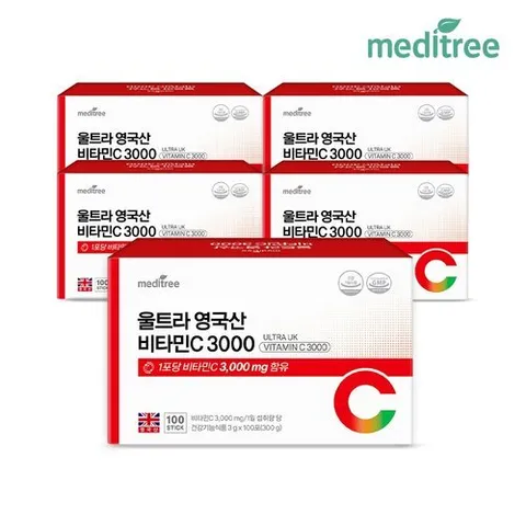 메디트리 울트라 영국산 비타민C 3000 5박스 500포