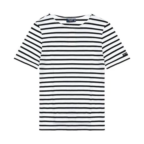 기타 [세인트제임스 SAINT JAMES] 9863 MARINE NEIGE NOIR 공용 반팔티