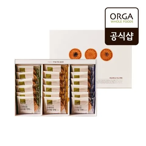 풀무원 ORGA 구워만든 우리쌀 전병 선물세트(24gx18개입)