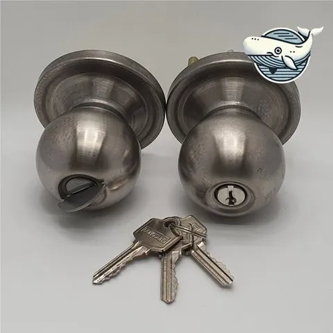기타 고품질 방화문 전용 원형 도어 손잡이 안전 문닫이 고급문고리 도어손잡이 도어핸들 문고리교체 WFHAQ6B