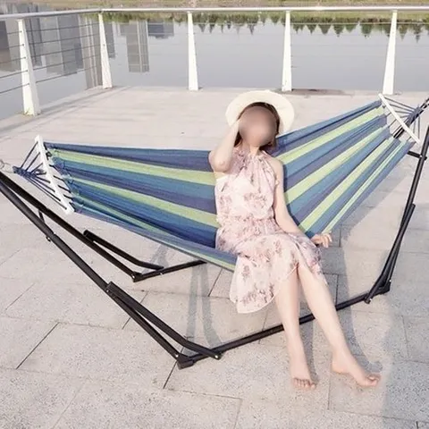 패션플러스 [더블유쇼핑] 릴렉스 스윙 스탠드 해먹(2color)10980691588417