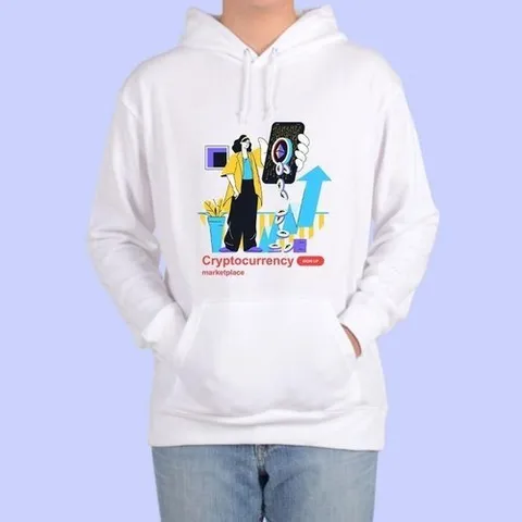 셀러허브 패션 [JHQOSS32_4B]프린팅티셔츠 가상화폐 여자후드티 비트코인