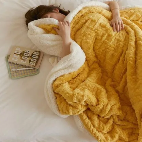 셀러허브 1 [OFK944R2]이거찜  꽈배기 양털이불 담요 대형담요
