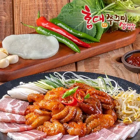 홍대쭈꾸미 삼겹살 420g 3팩