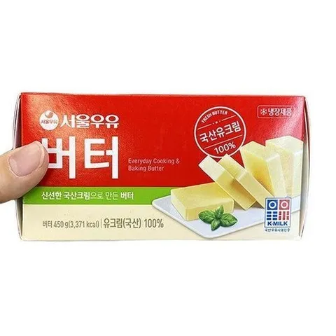 셀러허브 식품 서울우유 무염버터 450g x 1개 m48007