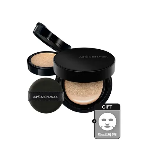 정샘물 에센셜 스킨 누더 롱웨어 쿠션(본품 리필) 마스크팩 증정