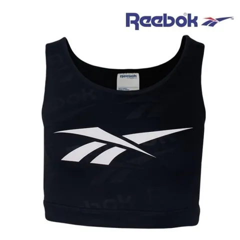 리복 리복 여성 DC 피트니스 크롭탑 스포츠 브라탑 200110-BK4127