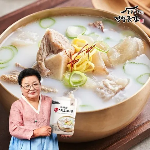 정성곳간 강순의 명인의 한우 스지 도가니탕 700g 6팩