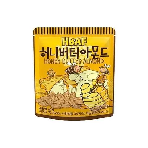 셀러허브 식품 HBAF 바프 허니버터아몬드 40g x3SET(SH) (46609053)