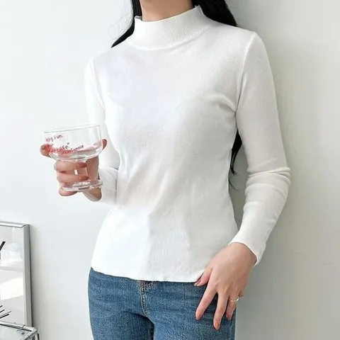 셀러허브 1 [XBG12I0K]오웬 캐시미어 골지 반목티 221017 여자반목티 (15815783)
