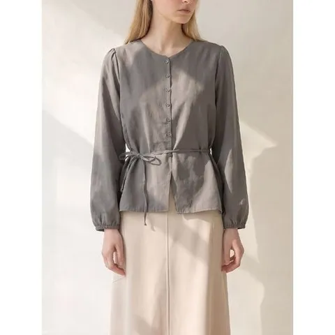 헤레이스 샌드 빈티지 블라우스YMSH26FW088_P435769114