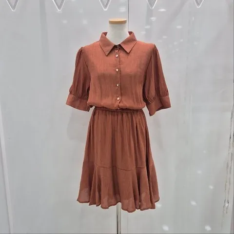 밸리걸 버튼업 원피스907710YS