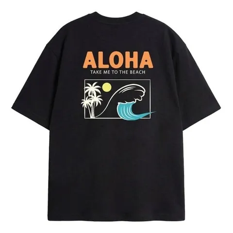 PAUL & PAUL ALOHA 오버핏 특양면 반팔 BP 남여공용 6컬러_P421161283
