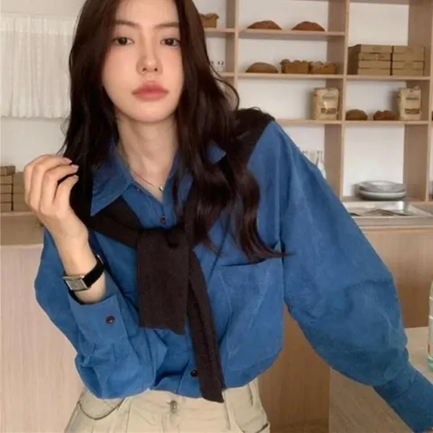 셀러허브 패션 [시즌오프]오피스룩 그런지 주머니 출근룩 셔츠_5 (49448055)