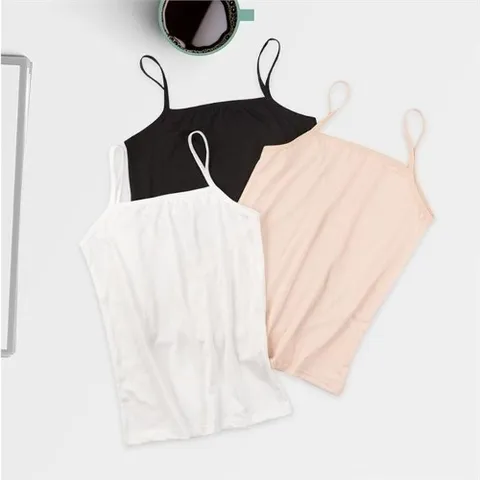 셀러허브 패션 [오노마] ONM 민소매 끈 나시 런닝 나시티 여름나시 여성속옷