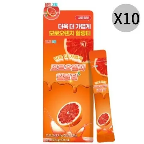 기타브랜드 딥트 모로오렌지 힐링티 V라인 건강음료 추천 10포X10_P397269834