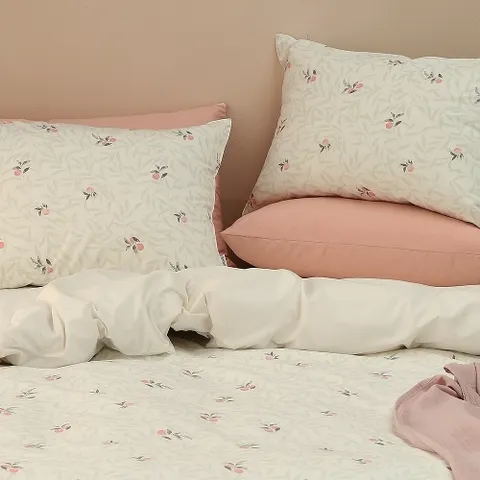 아망떼 오렌지블룸 순면 지퍼형 차렵이불커버 SS