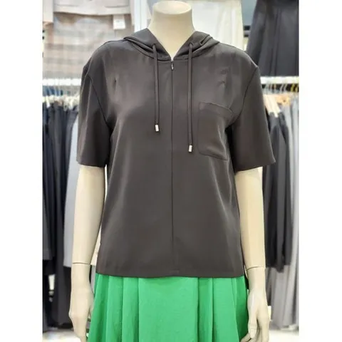 숲 여성 썸머 후드 반팔 티셔츠 OAXST25