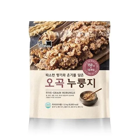 셀러허브 식품 예맛 오곡 누룽지 150g X 10