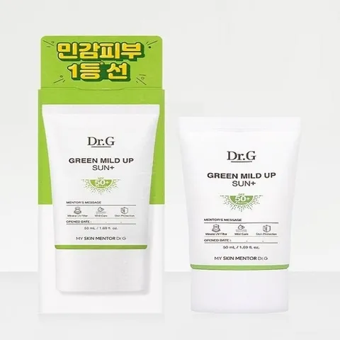 셀러허브 1 닥터지 그린 마일드 업 선 플러스 50ml - 썬크림 민감성 자외선차단제 무기자차 선크림(SH)