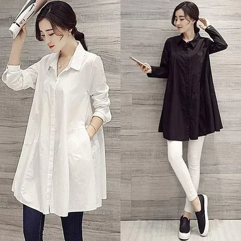 셀러허브 패션 [룽스_6817]키미르 A라인 롱셔츠 롱남방 SD-6289- (51935114)