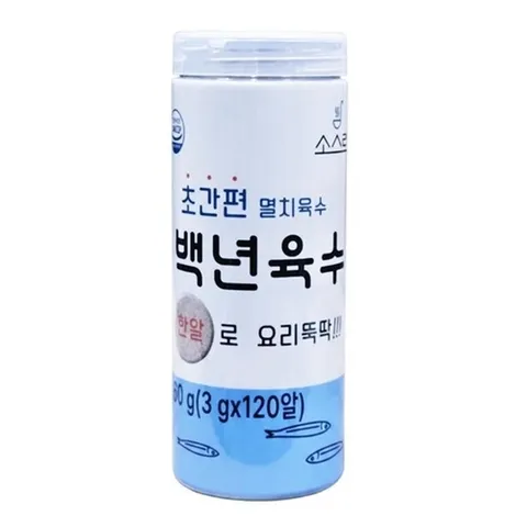 셀러허브 식품 소스락 백년육수 3g x 120알