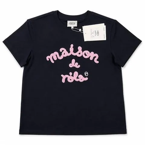 셀러허브 패션 [웰빙창고] 로라로라 MAISON DE ROLA 엠브로이더리 티셔츠 블랙 (51927328)