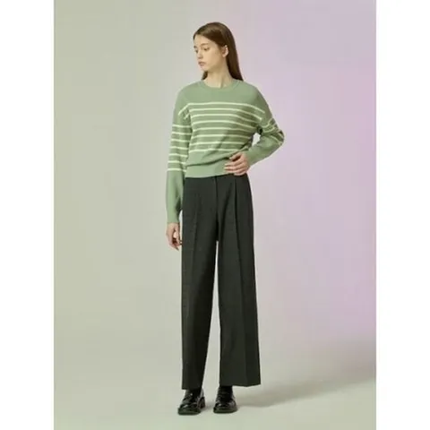 CC콜렉트 뒷리본 스트라이프 니트 C234KSK048MT1_P406198878