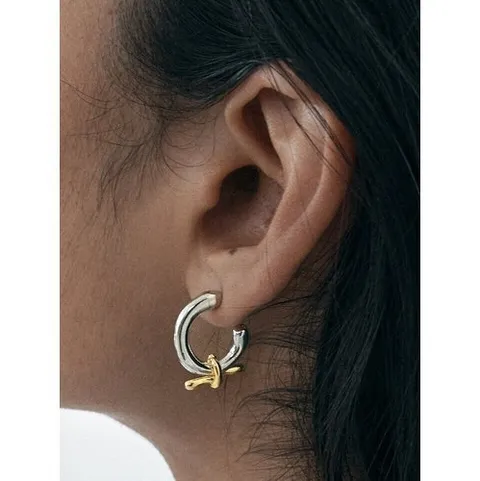 패션플러스 [아티카로우] Bind Two Earrings EBS010