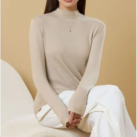 SMC 5칼라 부드러운 슬림핏 반목 목폴라_P378321694