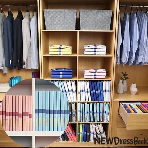 드레스북 옷정리가 쉬워지는 드레스북 L 블루 10장