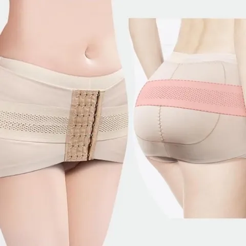 셀러허브 패션 [리더스] 여성 4단 코르셋 이중 골반 고정 보정 속옷 팬티 바디라인보정