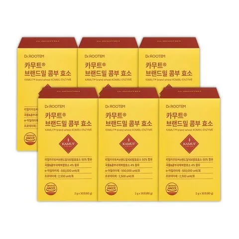 닥터루템 카무트 효소 분말 곡물콤부효소 리얼카무트 브랜드밀 6박스