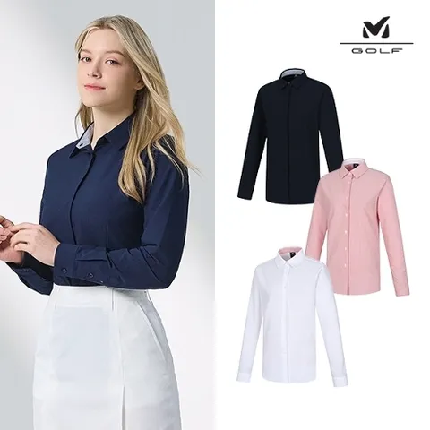 밀레 골프 [밀레골프] 여성 시어서커 셔츠 3컬러 택1