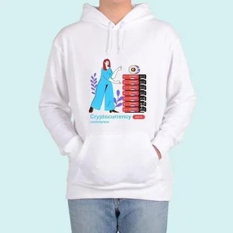 셀러허브 패션 [JHQOSS48_4B]후드티 가상화폐 비트코인 아동후드티 B