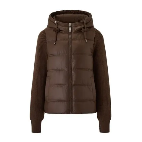 나인식스뉴욕 패딩 니트 배색 후드 긴팔 자켓 NP4JK001L0_P413727047