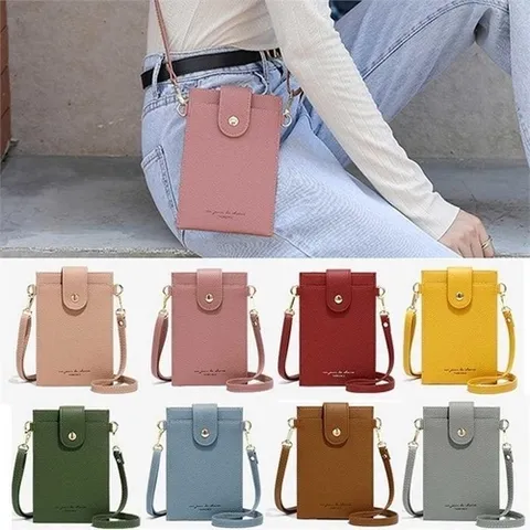 셀러허브 패션 남자 폰 프레피 카드 주머니 크로스 쁘띠 가방